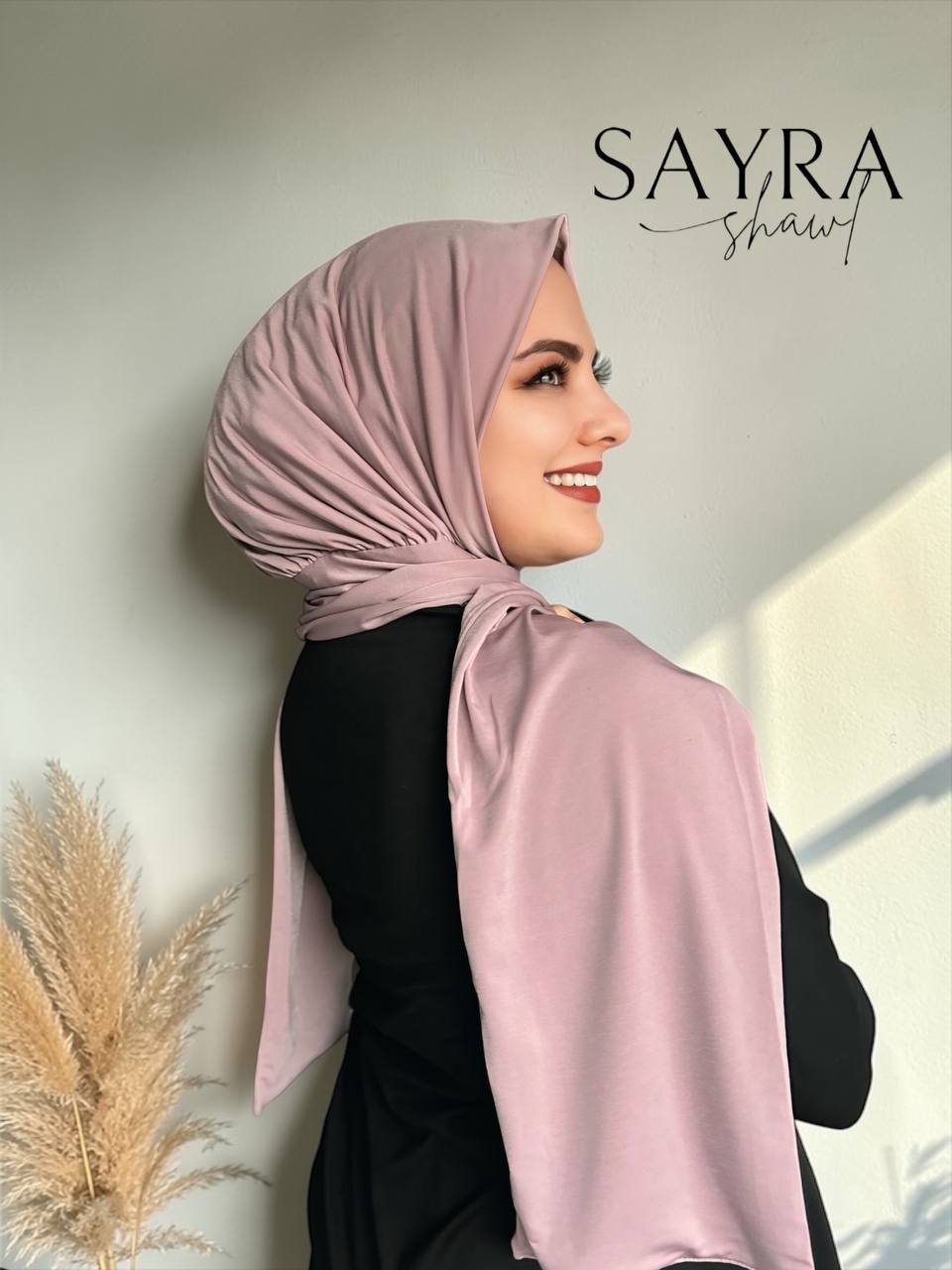 Toz Pembe Çıtçıtlı Şal