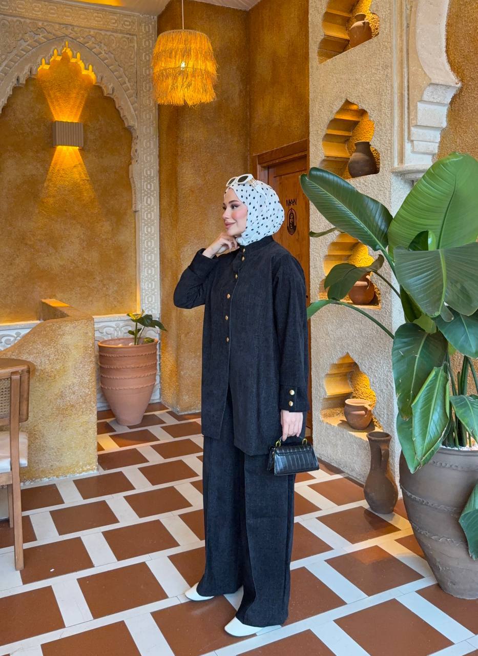Beyza Premium Şonil Takım Siyah