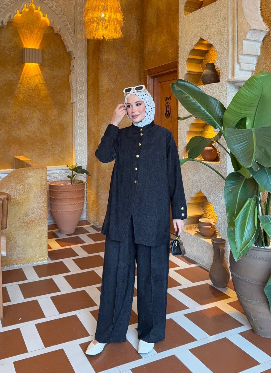 Beyza Premium Şonil Takım Siyah