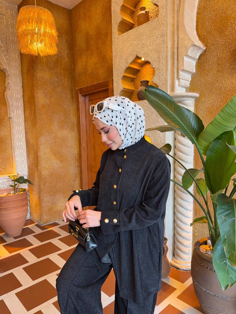 Beyza Premium Şonil Takım Siyah
