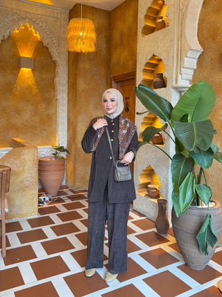 Beyza Premium Şonil Takım Kahverengi
