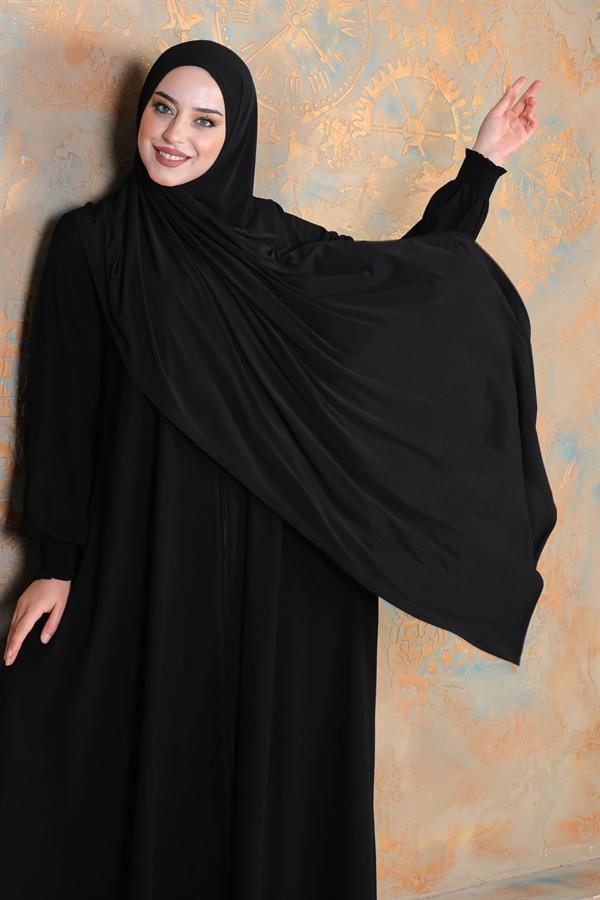 Sayra Shawl Siyah Hijab Şal