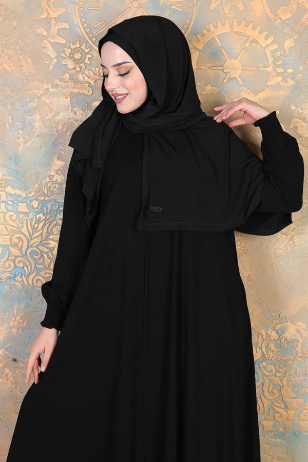 Sayra Shawl Siyah Hijab Şal