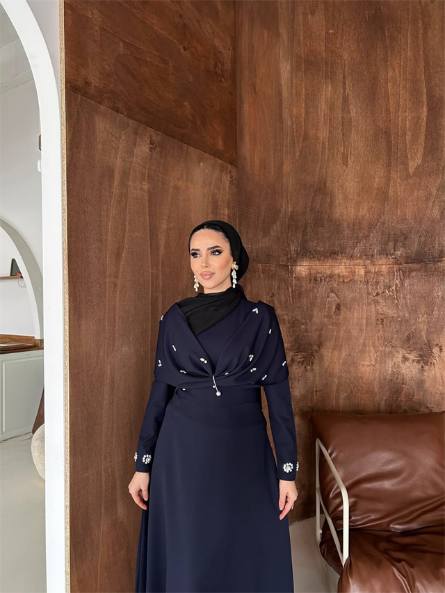 Leyla Abiye Lacivert