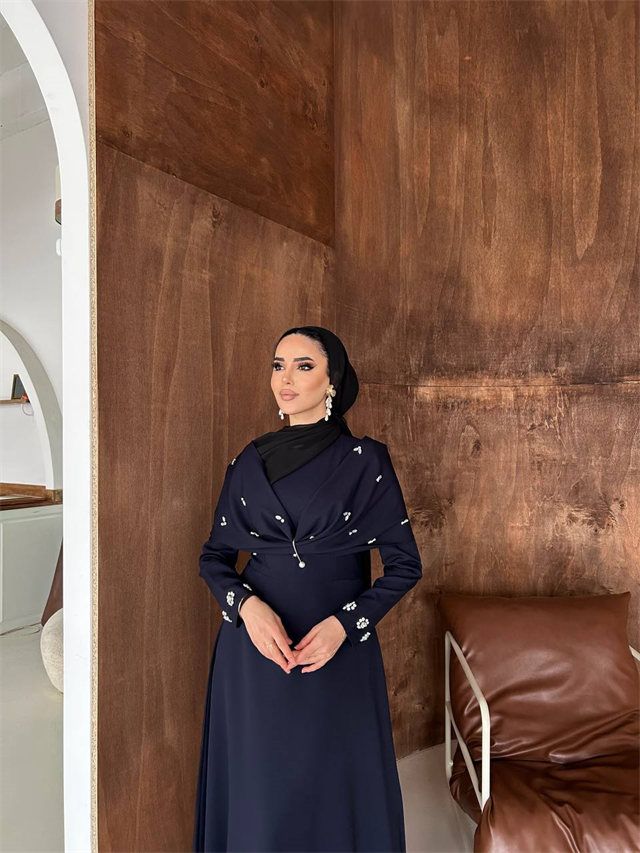 Leyla Abiye Lacivert