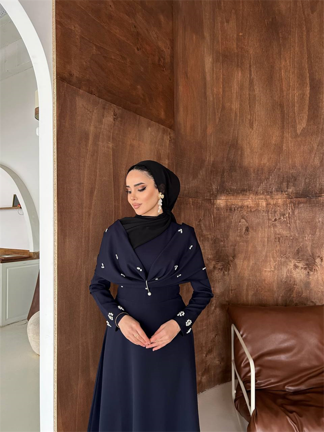 Leyla Abiye Lacivert