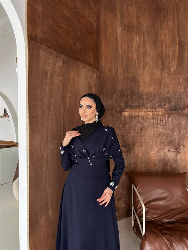 Leyla Abiye Lacivert