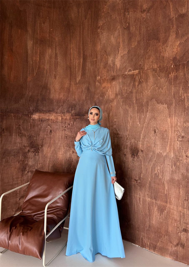 Leyla Abiye Mavi