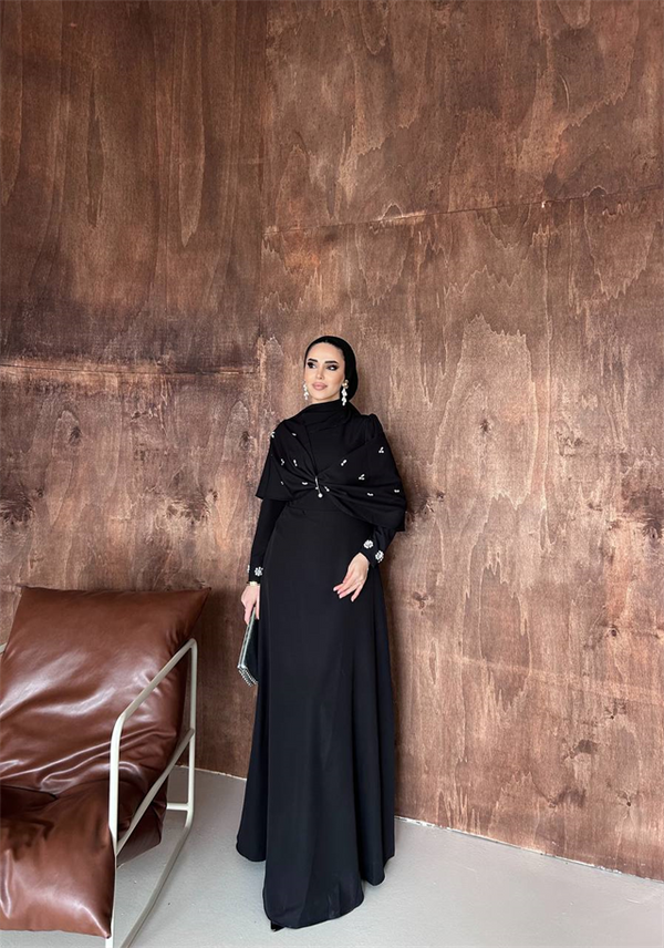 Leyla Abiye Siyah
