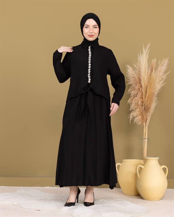Sayra Shawl Kadın Etekli Takım