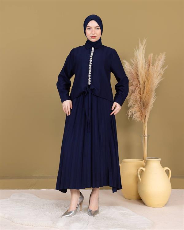 Sayra Shawl Kadın Etekli Takım