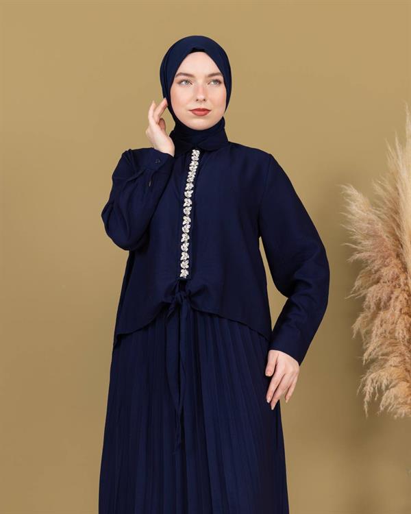 Sayra Shawl Kadın Etekli Takım