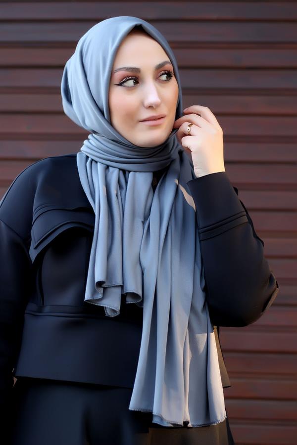 Sayra Shawl Kadın Antrasit Süprem Penye Şal