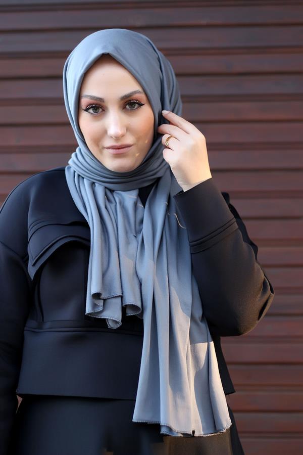 Sayra Shawl Kadın Antrasit Süprem Penye Şal