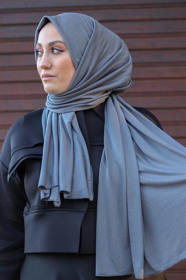 Sayra Shawl Kadın Antrasit Süprem Penye Şal