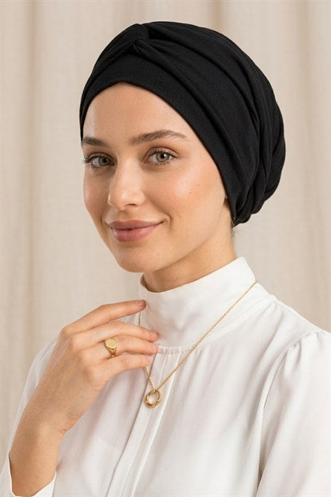 Sayra Shawl Kadın Bonetak Siyah