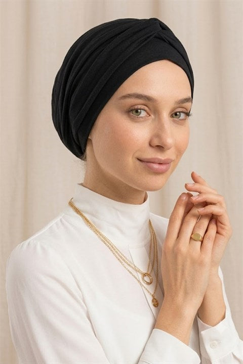 Sayra Shawl Kadın Bonetak Siyah