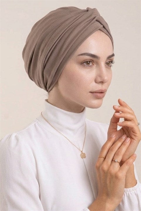 Sayra Shawl Kadın Bonetak Vizon