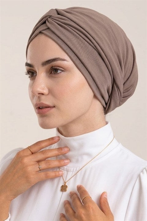 Sayra Shawl Kadın Bonetak Vizon