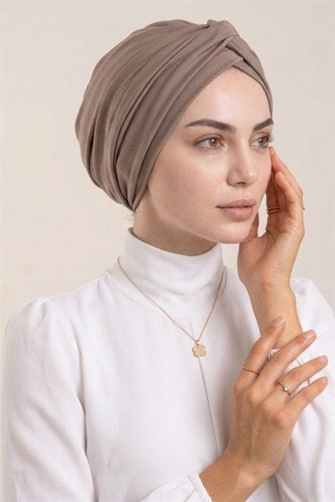 Sayra Shawl Kadın Bonetak Vizon