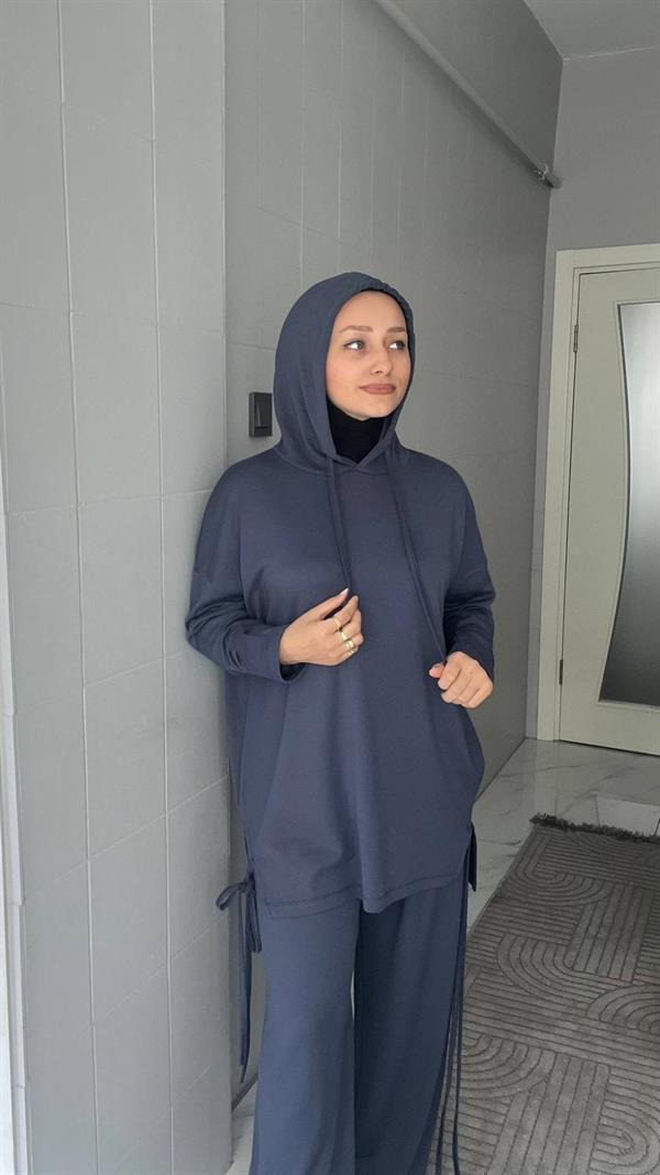 Sayra Shawl Füme Buğlem Takım
