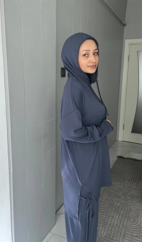 Sayra Shawl Füme Buğlem Takım