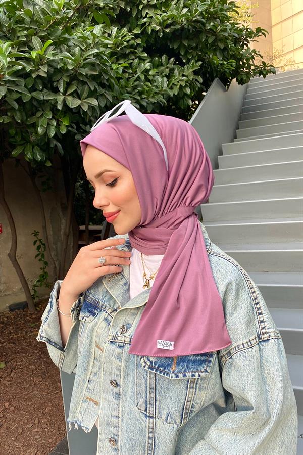 Sayra Shawl Kadın Gül Kurusu Sandy Kumaş Hazır Şal