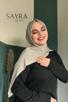 Sayra Shawl Kadın Ihlamur Yeşili Çıtçıtlı Hazır Şal