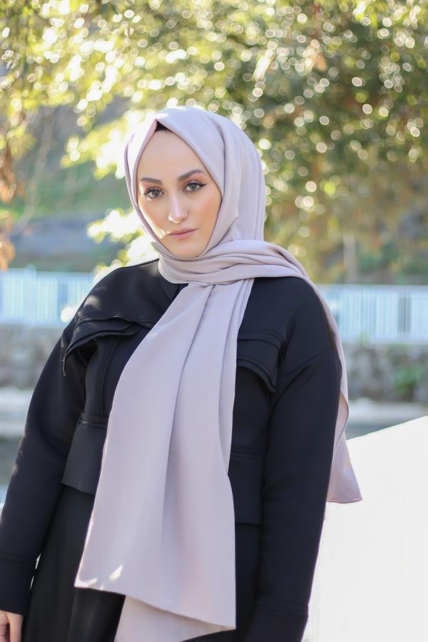 Sayra Shawl Kadın Krem Krep Şal