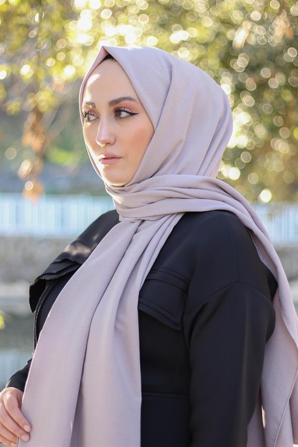 Sayra Shawl Kadın Krem Krep Şal