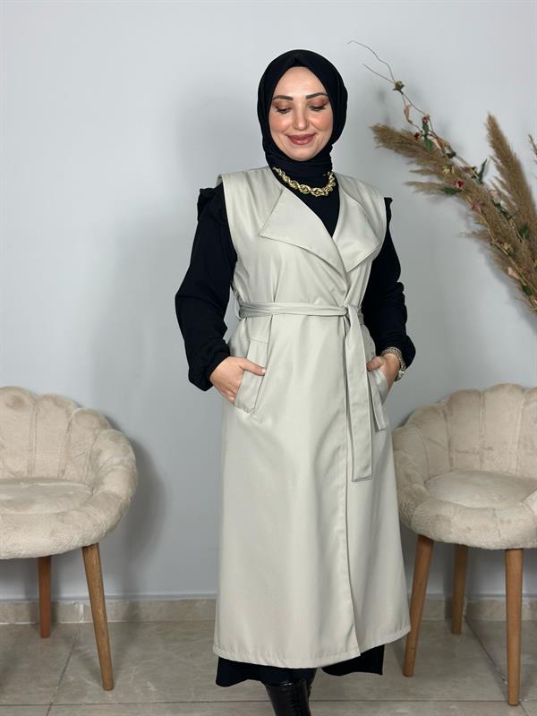 Sayra Shawl Kadın Krem Trençkot