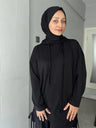 Sayra Shawl Siyah Buğlem Takım