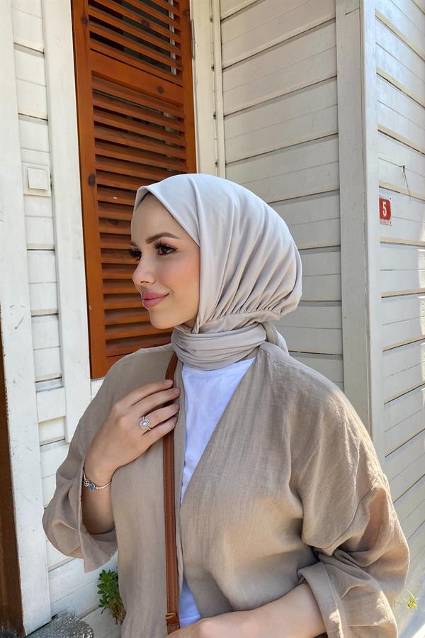 Sayra Shawl Kadın Taş Sandy Kumaş Hazır Şal