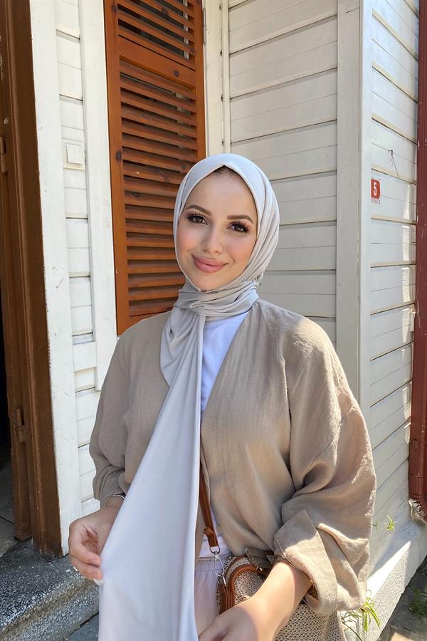 Sayra Shawl Kadın Taş Sandy Kumaş Hazır Şal