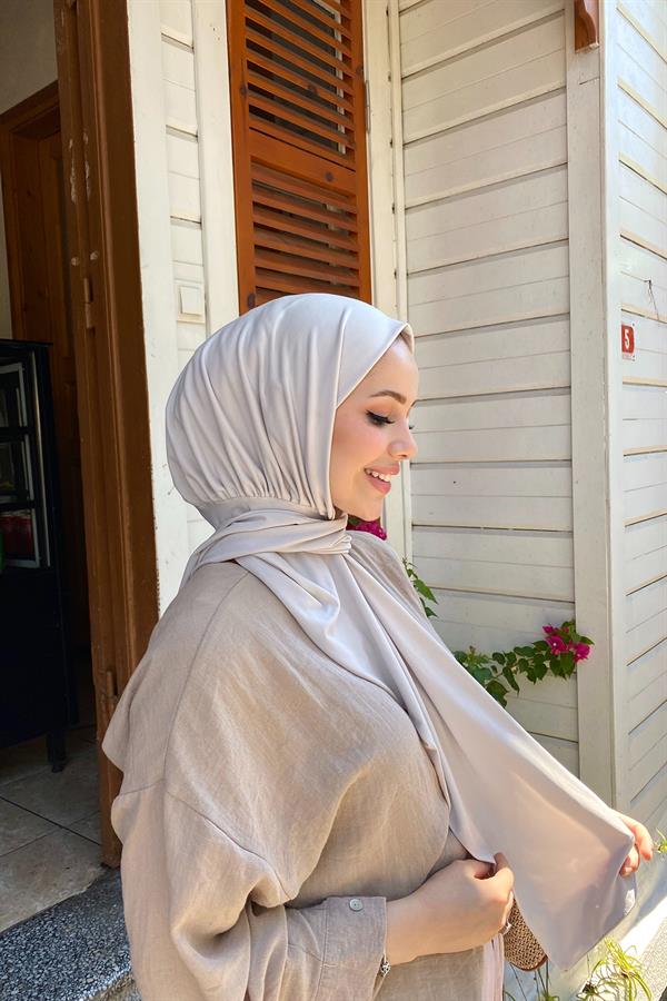 Sayra Shawl Kadın Taş Sandy Kumaş Hazır Şal
