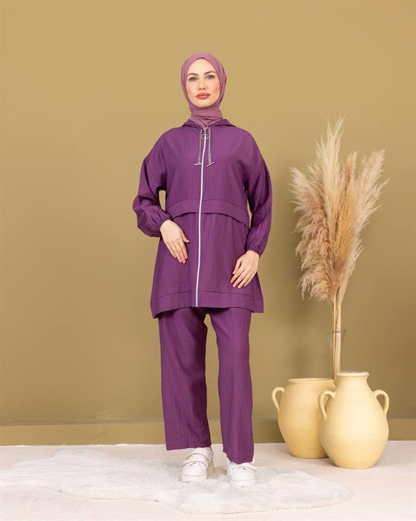 Sayra Shawl Kadın Pantolonlu Takım