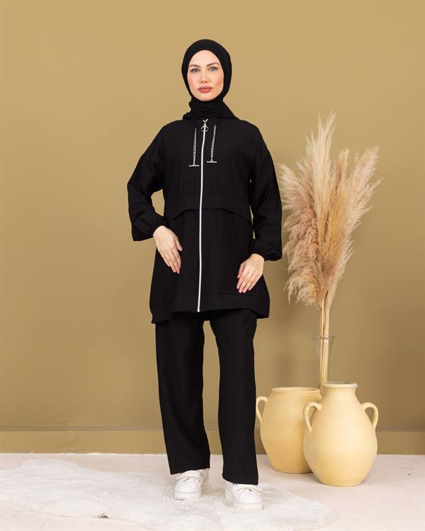 Sayra Shawl Kadın Pantolonlu Takım