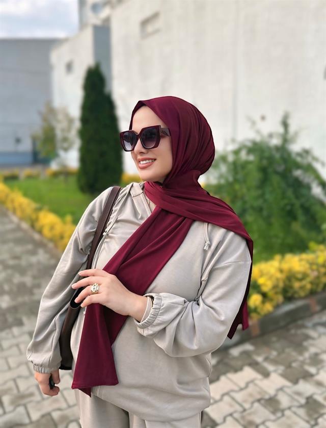 Sayra Shawl Zeynep Takım Krem