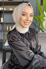 Taş Krem Çıtçıtlı Şal