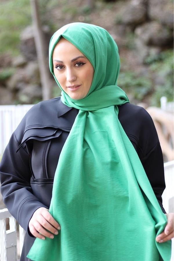 Sayra Shawl Kadın Yeşil Krep Şal