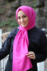 Sayra Shawl Kadın Şeker Pembe Krep Şal